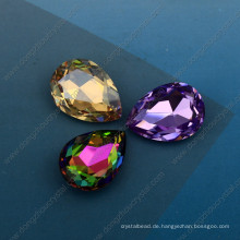 Dz-3003 Teardrop Violet 10X14mm Crystal Nähen auf Strasssteinen